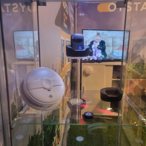 oysta products launch at show close up